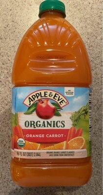 Organics Orange Carrot Juice Beverage by Apple & Eve - Tier E kids snack