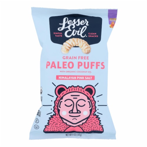 Sea Salt Paleo Puffs by LesserEvil - Tier A kids snack