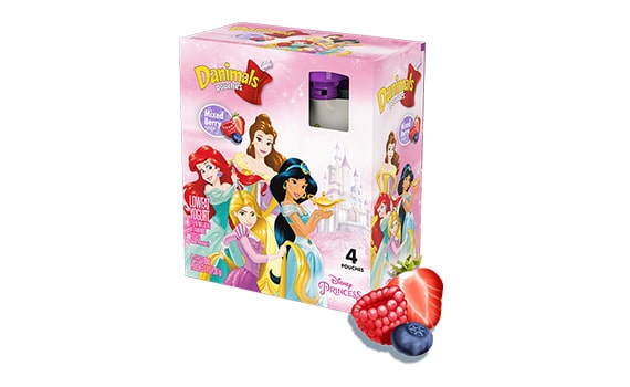 Danimals Squeezable Lowfat Yogurt Rockin' Raspberry by Danimals - Tier E kids snack