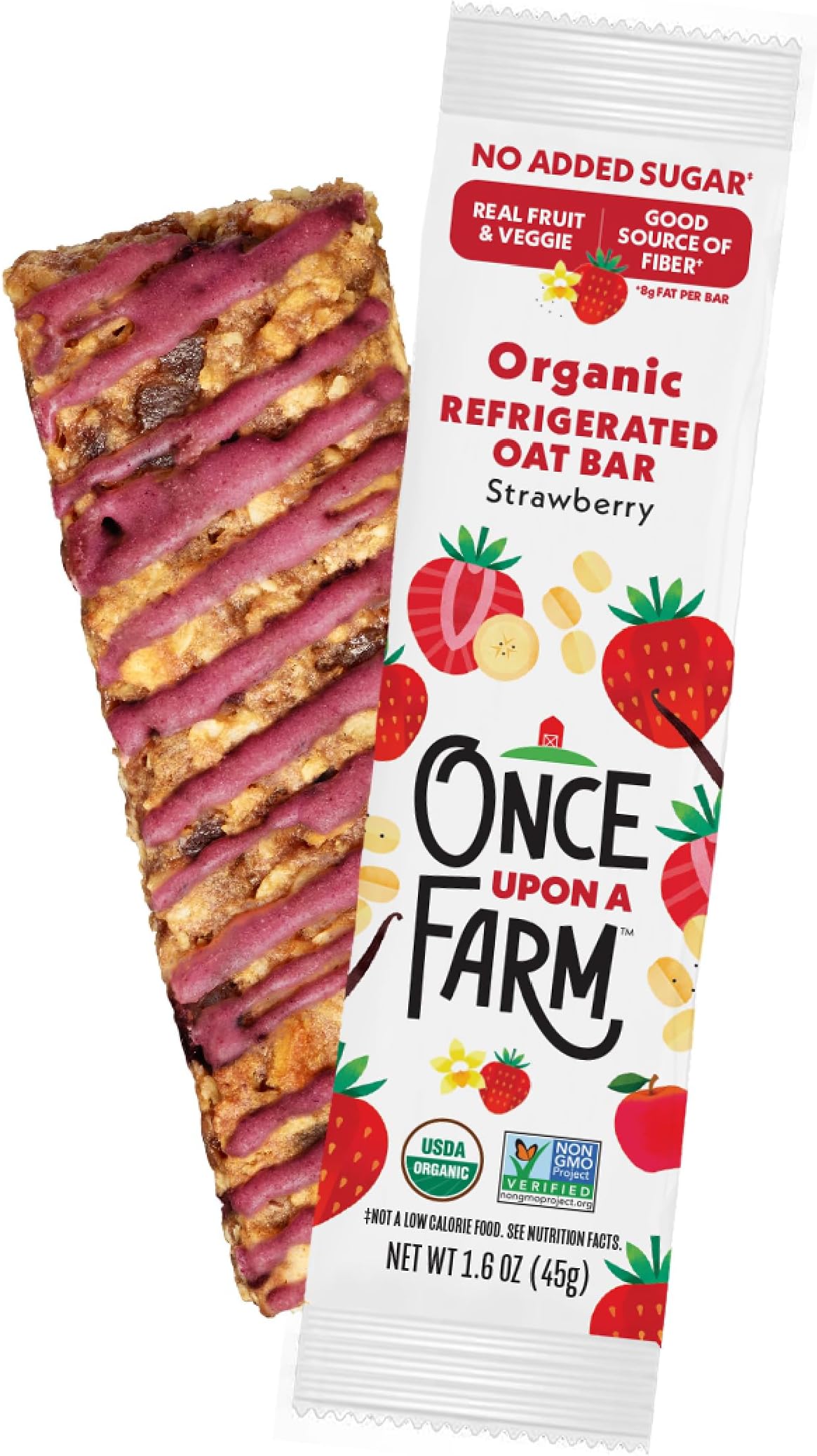 Organic Refrigerated Fruit Bar Strawberry by Once Upon a Farm
