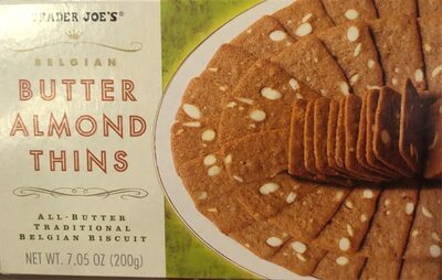 Butter Almond Thins by Trader Joe's