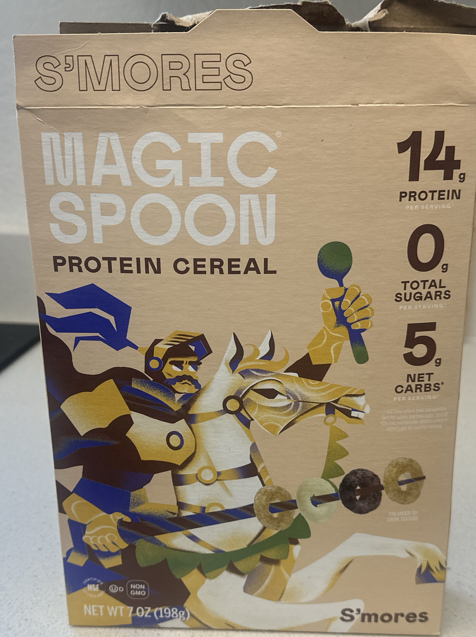 S'mores Protein Cereal by Magic Spoon - Tier A kids snack