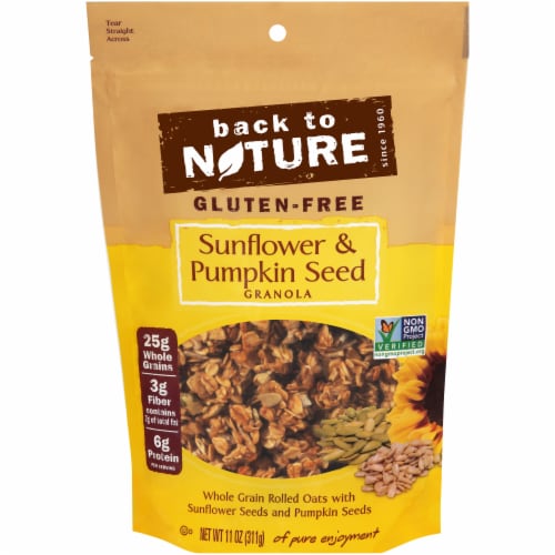 Sunflower & Pumpkin Seed Granola by Back to Nature - Tier E kids snack