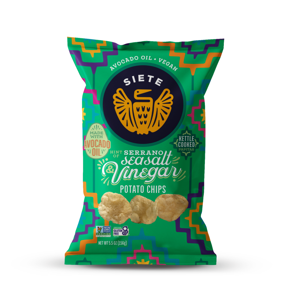 Sea Salt Vinegar Chips by Siete - Tier A kids snack