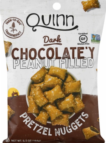 Dark Chocolate'y Peanut Filled Pretzels by Quinn - Tier C kids snack