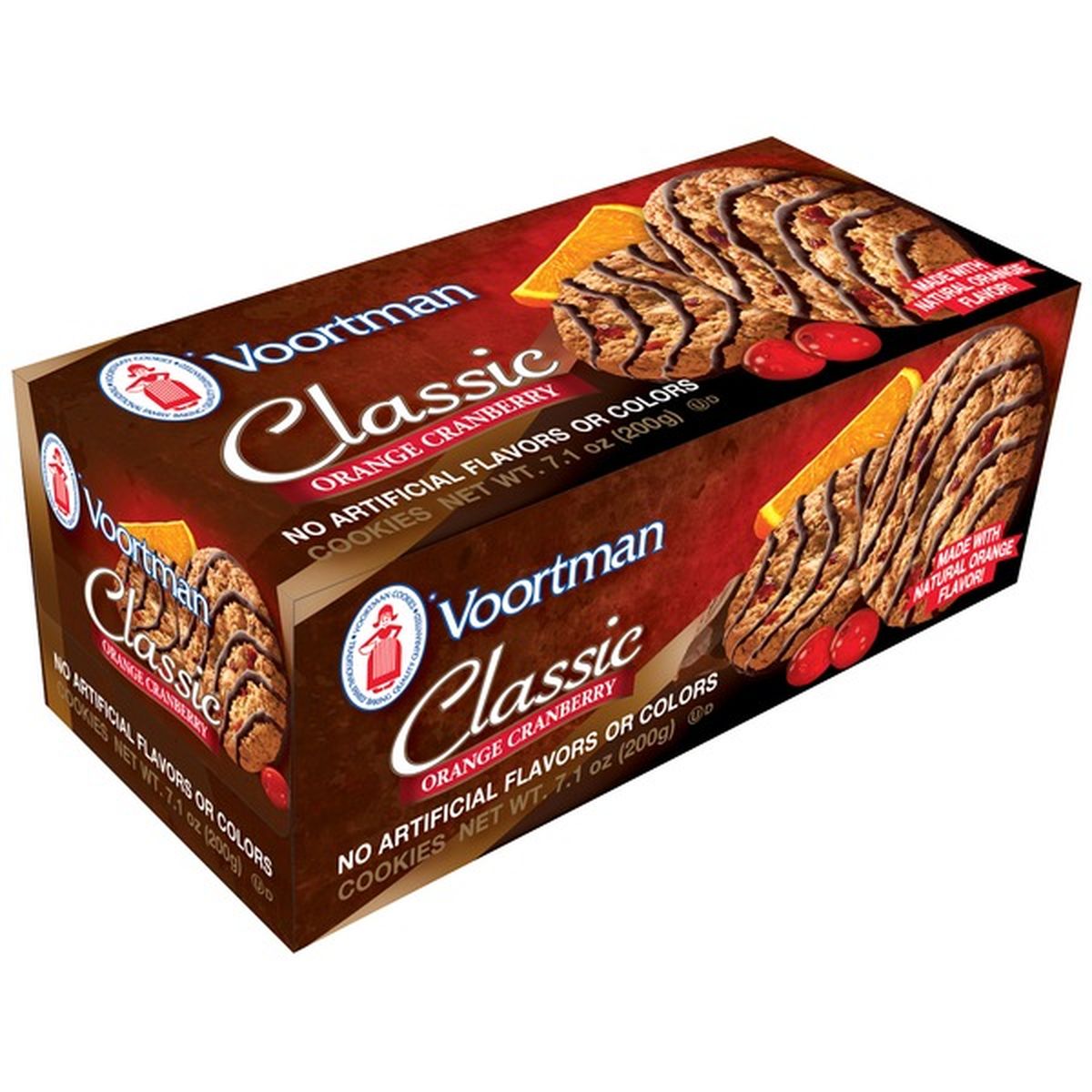Voortman, oatmeal cookies, cranberry orange by Voortman Bakery - Tier E kids snack