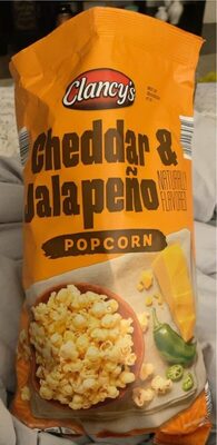 Cheddar and jalapeño popcorn by Clancy's