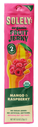 Mango & Raspberry Fruit Jerky by Solely - Tier B kids snack