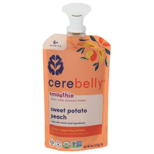 Pea Pear Broccoli Pouch by Cerebelly - Tier B kids snack