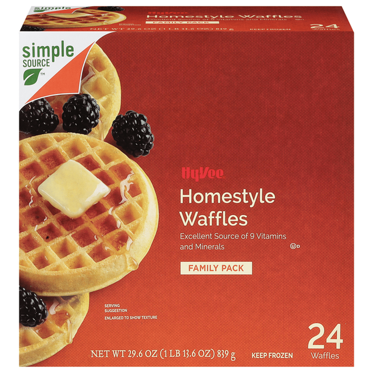 Waffles by Hy-Vee - Tier E kids snack