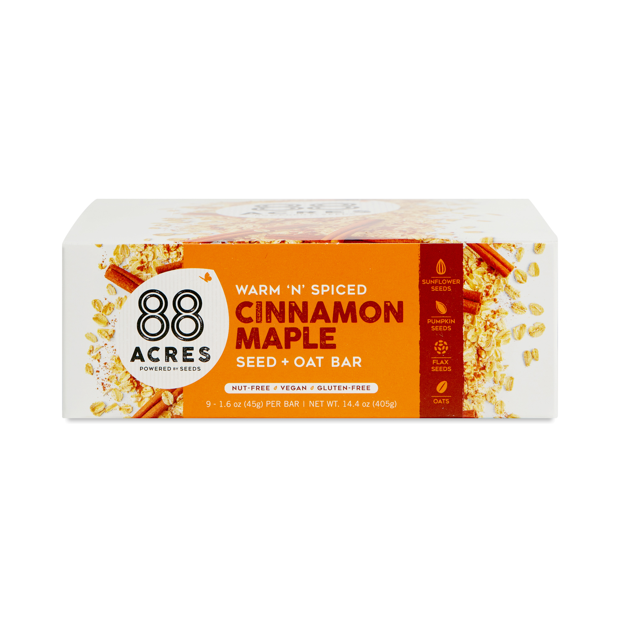 88 Acres Cinnamon Oat Seed Bar by 88 Acres - Tier D kids snack