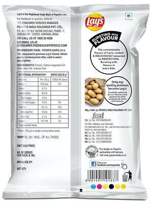 classic salted chips by Lay's - Tier A kids snack