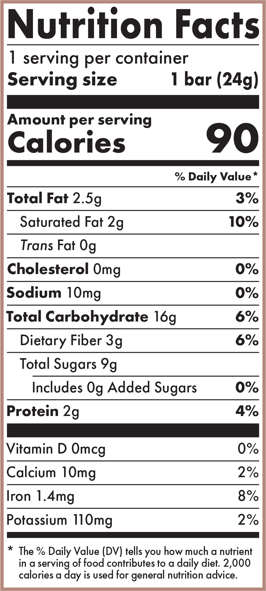 Chocolate Brownie Kids Bar by Skout Organic - Tier B kids snack