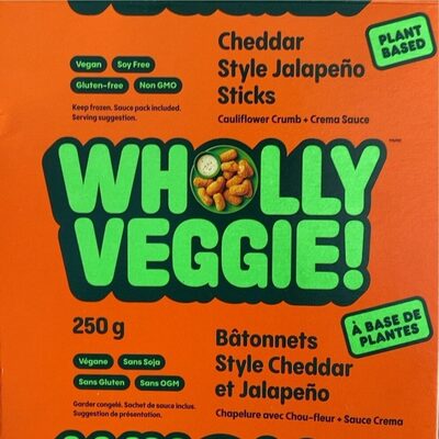 Cheddar Style Jalapeño Sticks by Wholly Veggie - Tier A kids snack