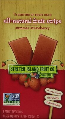 Original Fruit Leathers Strawberry by Stretch Island Fruit - Tier E kids snack