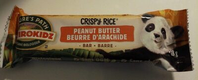 Crispy Peanut Butter Rice Bars by Envirokidz - Tier E kids snack