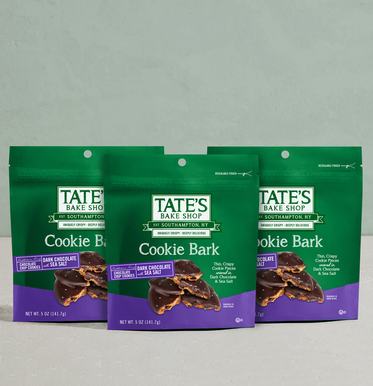 Dark Chocolate Cookie Bark by Tate's Bake Shop - Tier E kids snack