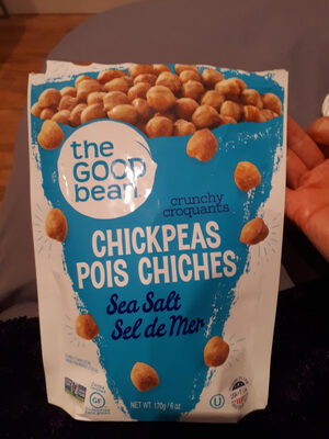 Sea Salt Crunchy Chickpeas by Good Bean - Tier B kids snack