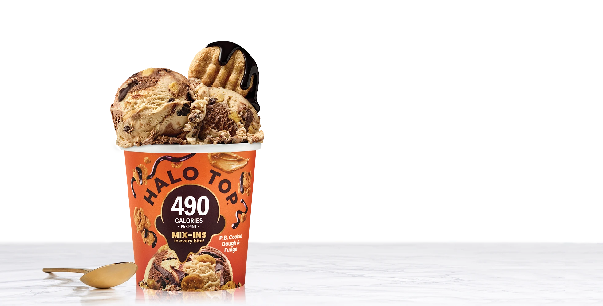 P.B. Cookie Dough & Fudge by Halo Top - Tier E kids snack