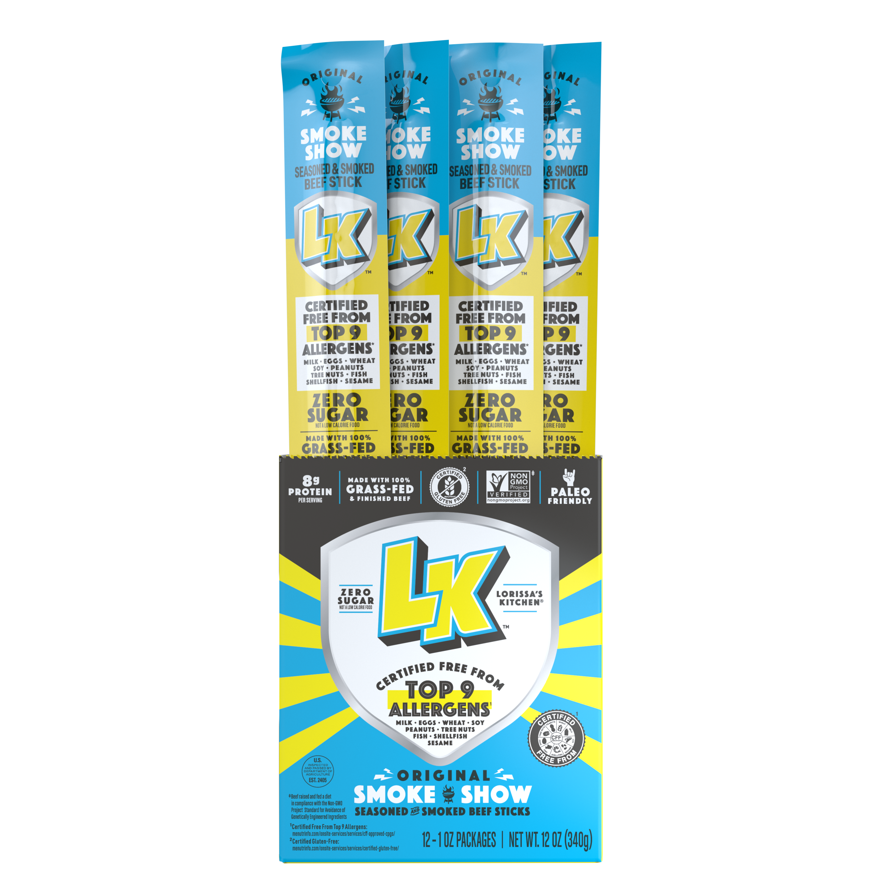 Smoke Show Beef Sticks by Lorissa's Kitchen - Tier B kids snack