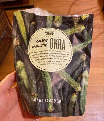 crispy crunchy OKRA by Trader Joe's - Tier B kids snack