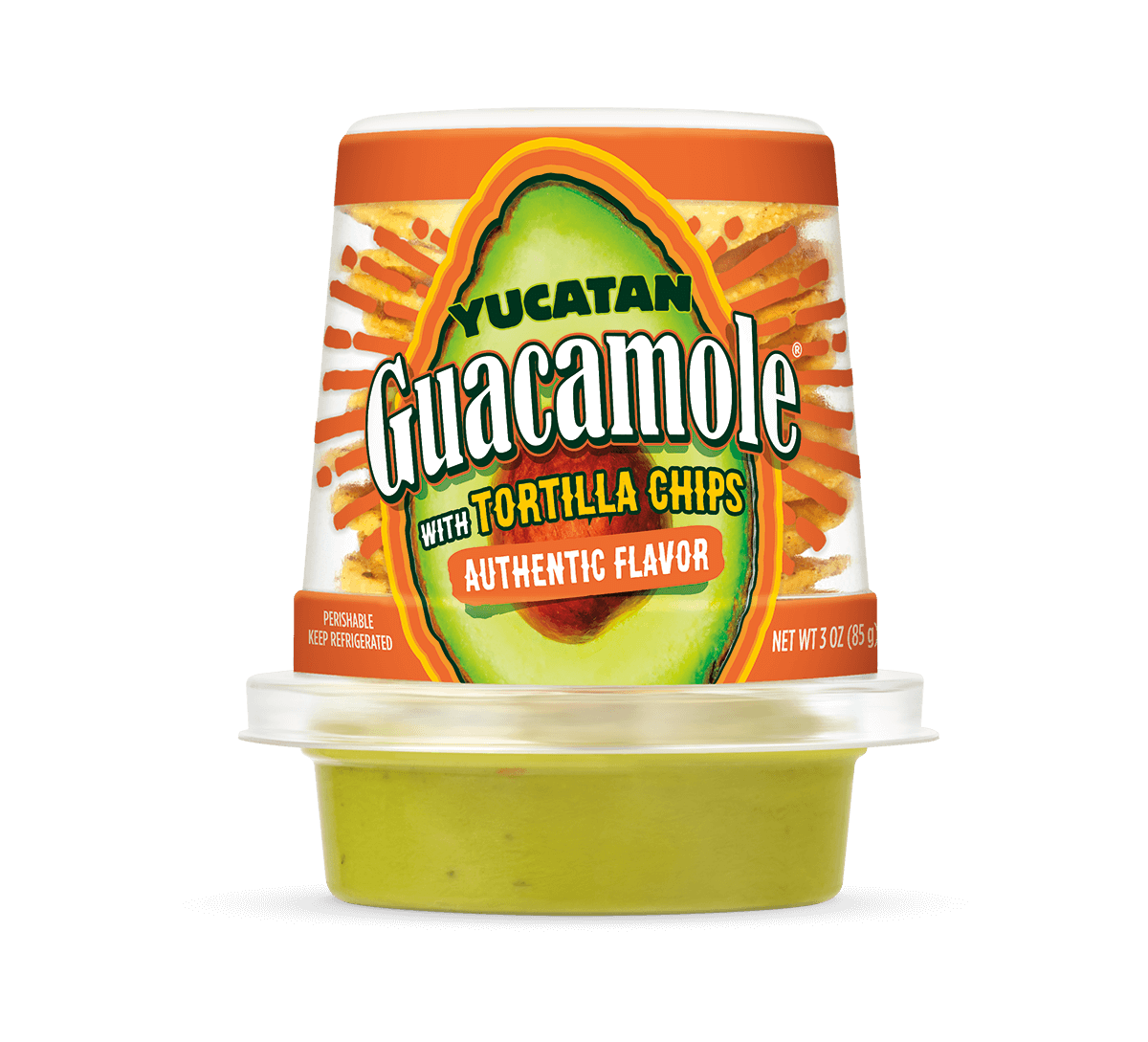 Guacamole with Tortilla Chips by Yucatan Foods LP - Tier B kids snack