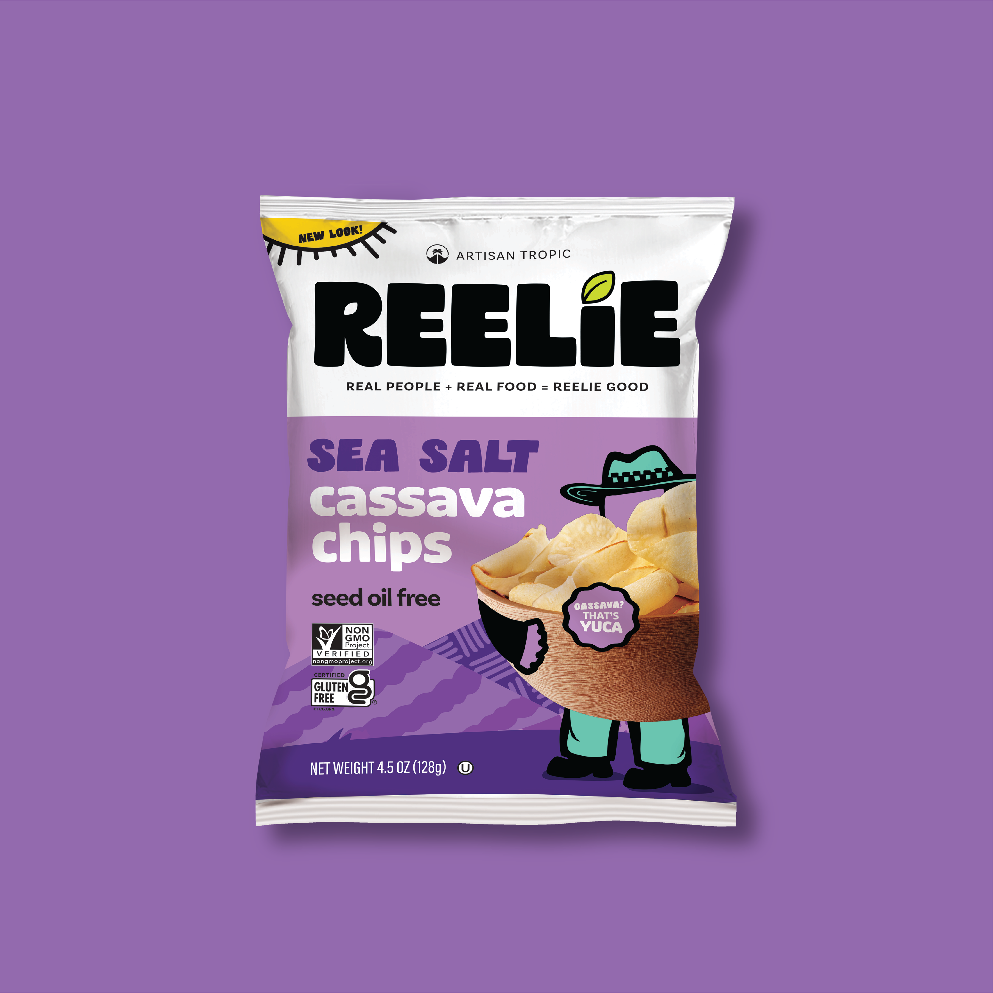Sea Salt Cassava Chips by Artisan Tropic - Tier A kids snack