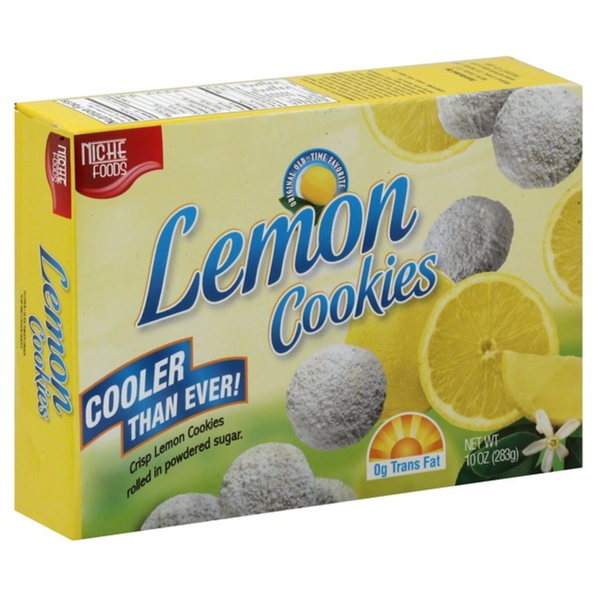 Crisp lemon cookies by Niche Foods - Tier E kids snack