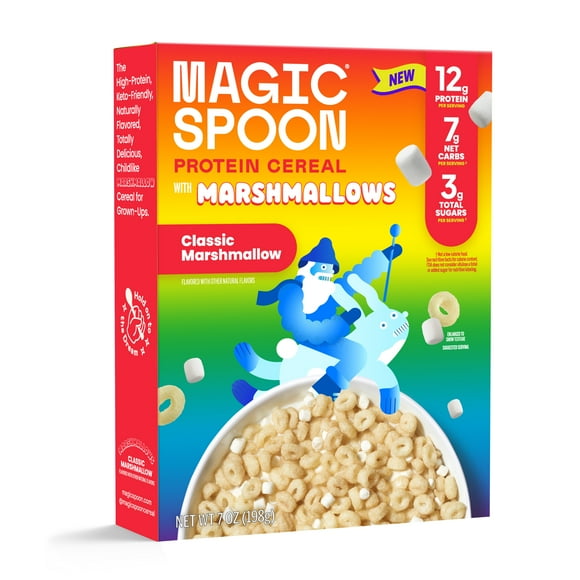 Protein Cereal With Marshmallows Classic Marshmallow by Magic Spoon - Tier C kids snack