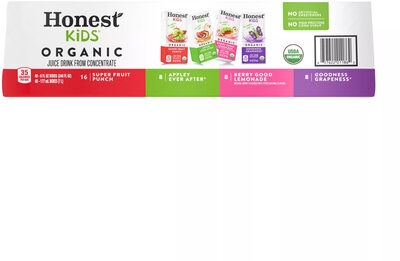Honest Kids Organic Juice Box Variety Pack by Honest Kids - Tier D kids snack