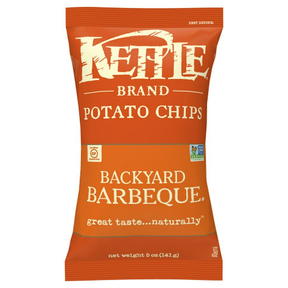 Potato Chips, Backyard Barbeque Kettle Chips by Kettle Brand - Tier E kids snack