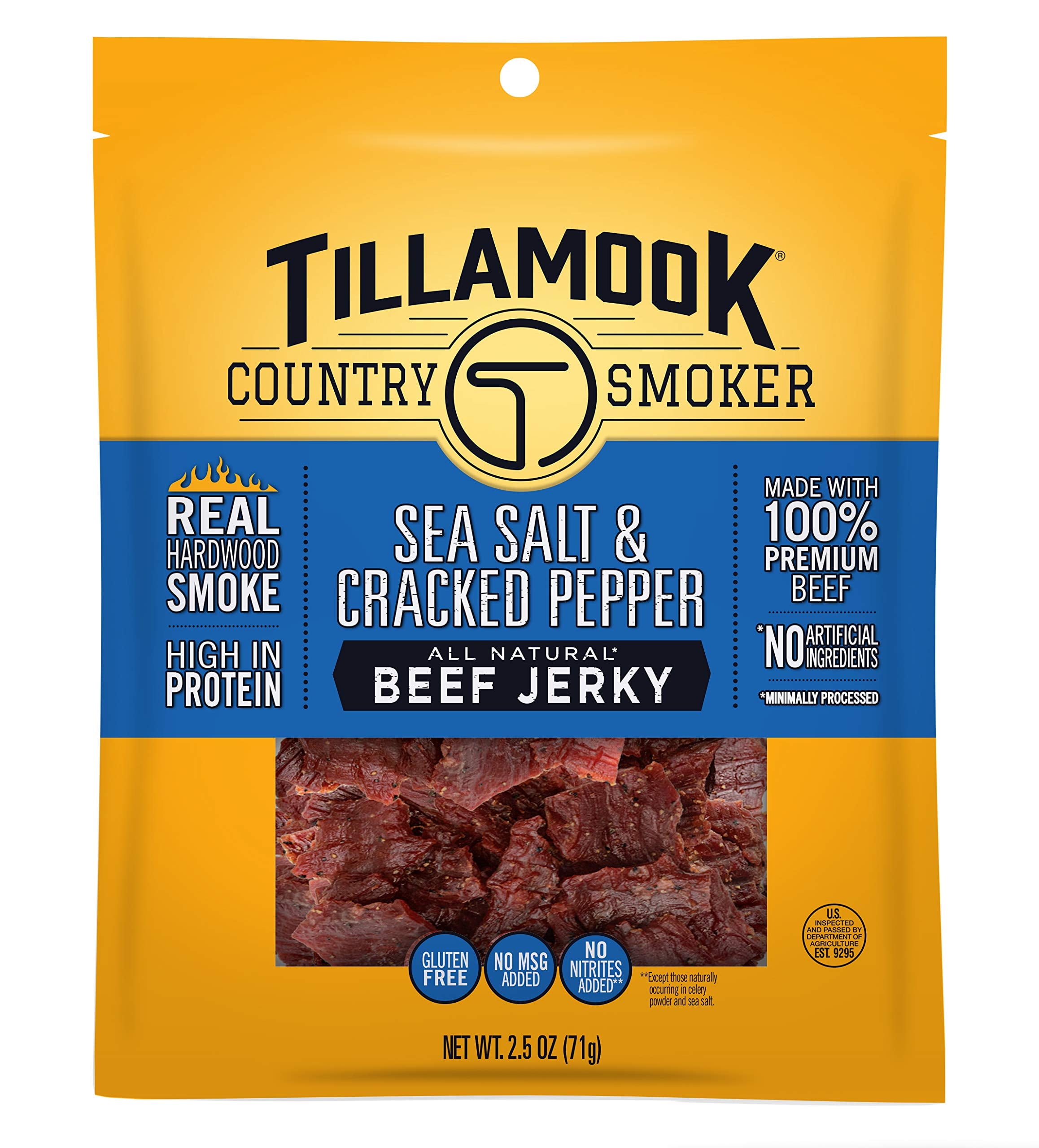 Peppered Beef Jerky by Tillamook - Tier C kids snack