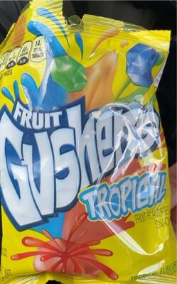 Gushers Fruit Flavored Snacks Tropical by Fruit Gushers - Tier E kids snack