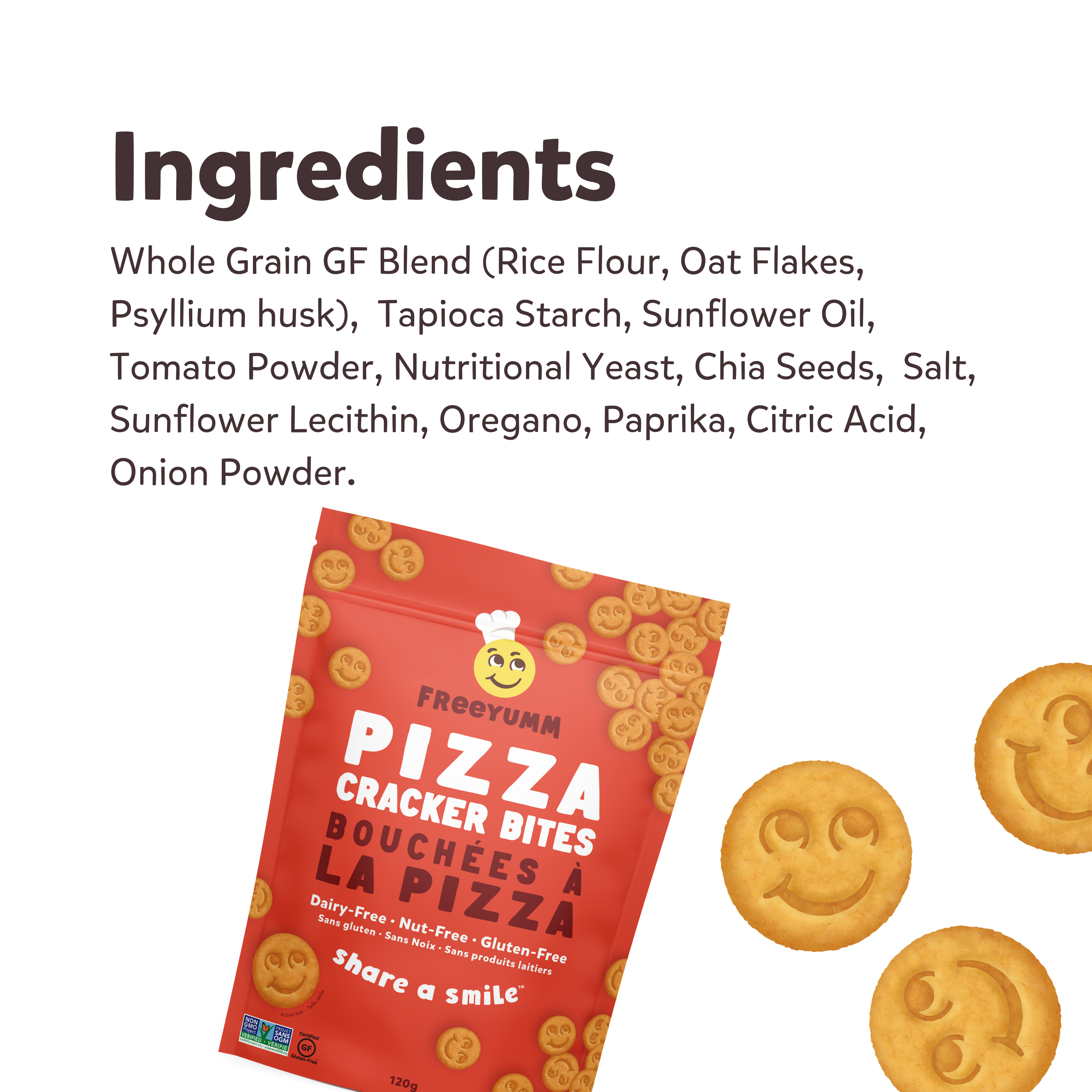 Pizza Cracker Bites by FreeYumm - Tier B kids snack