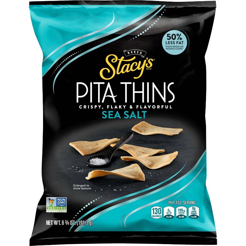 Stacy's Sea Salt Pita Thins by Stacys - Tier B kids snack