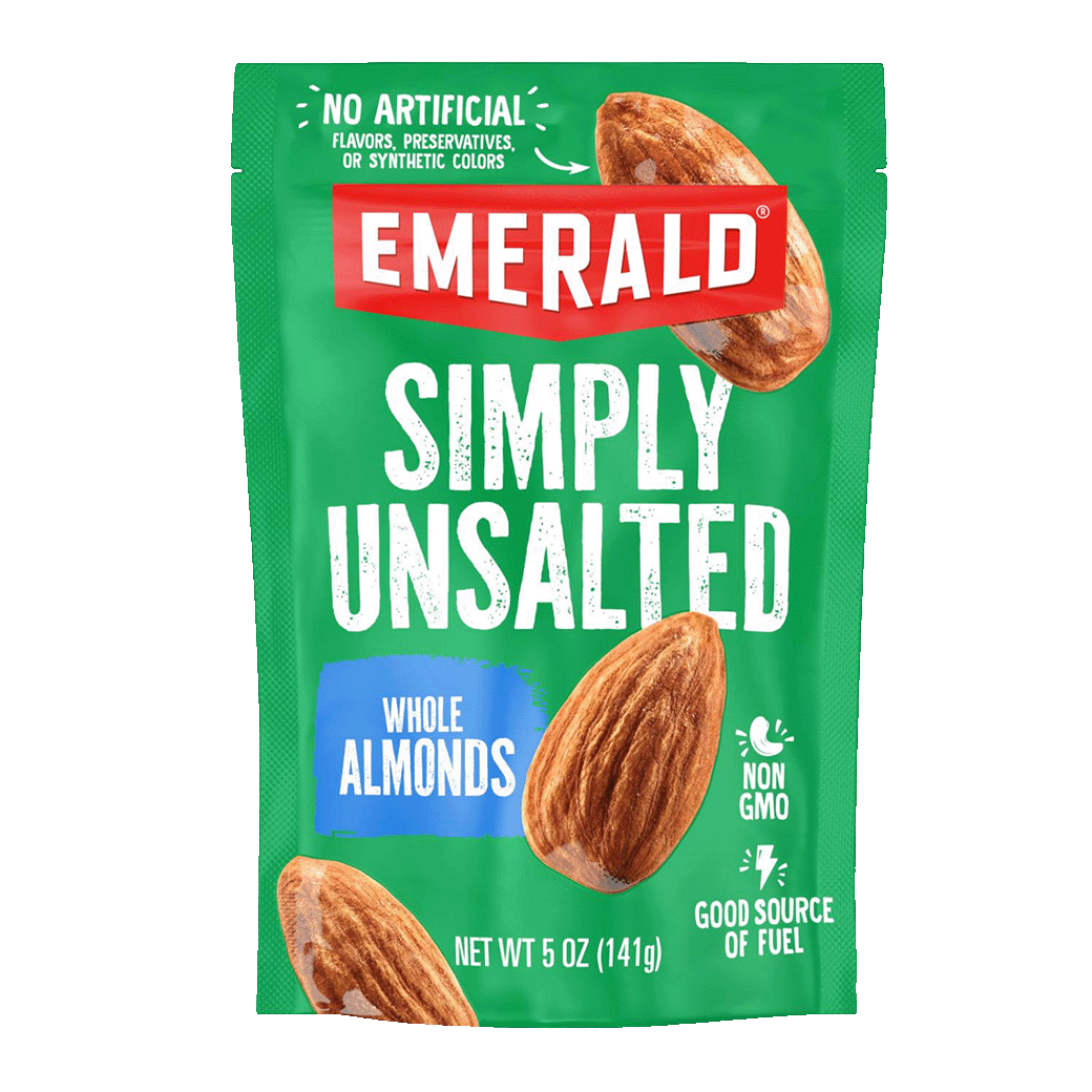 Raw Almonds by Emerald - Tier D kids snack