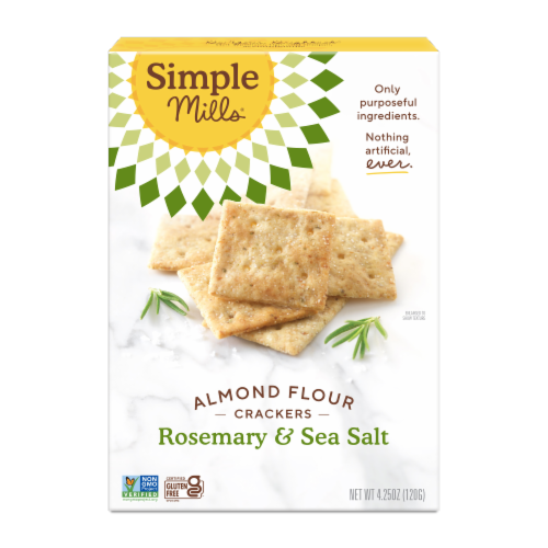 Rosemary & Sea Salt Almond Flour Crackers by Simple Mills