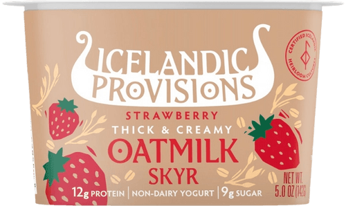 Traditional Skyr — Strawberry & Rhubarb by Icelandic Provisions - Tier E kids snack