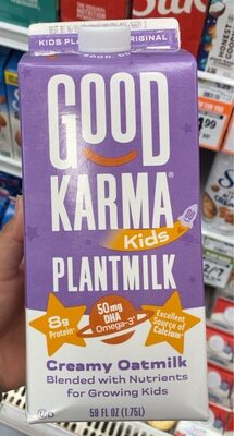 Kids Plantmilk - Creamy Oatmilk by Good Karma - Tier C kids snack