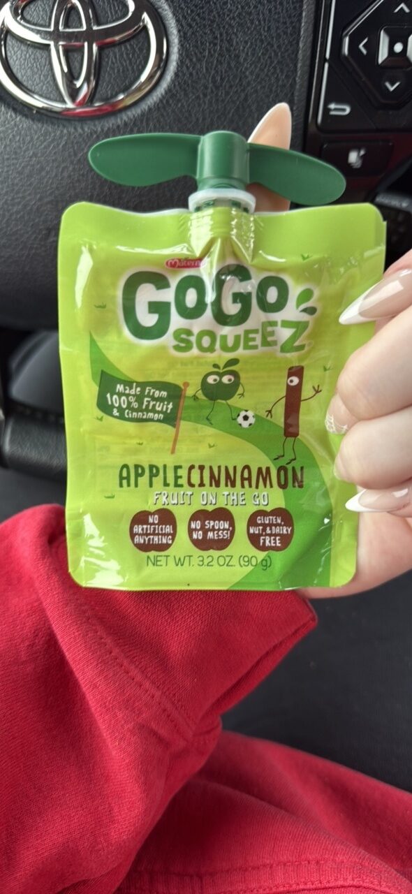 Apple Cinnamon Fruit on the Go by GoGo squeeZ - Tier B kids snack