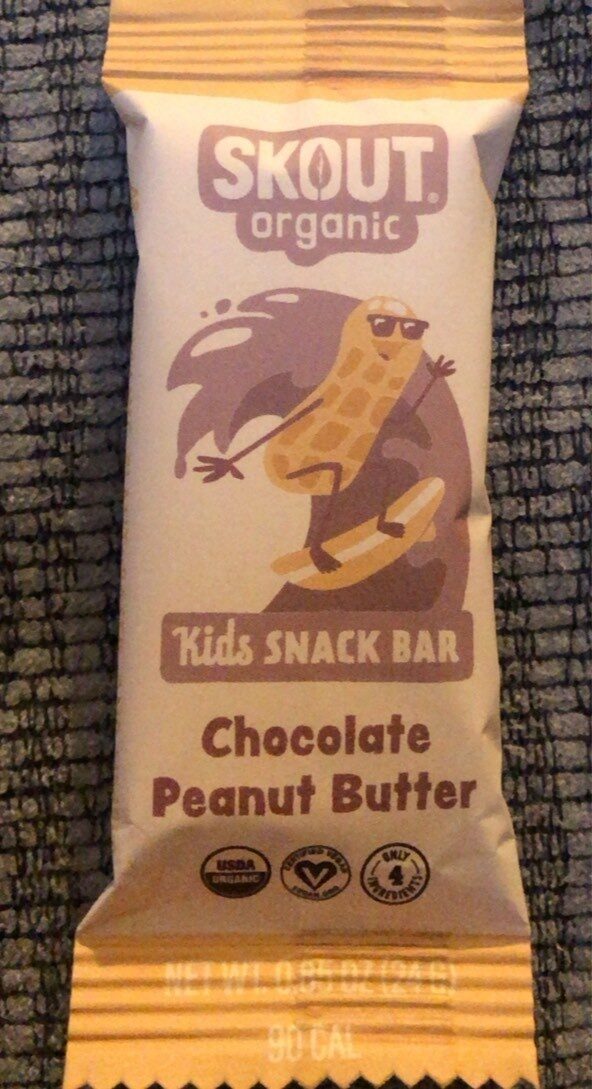 Kids Snack Bar Chocolate Peanut Butter by Skout Organic - Tier B kids snack