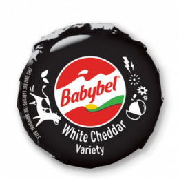 Mini Babybel White Cheddar by Babybel - Tier A kids snack