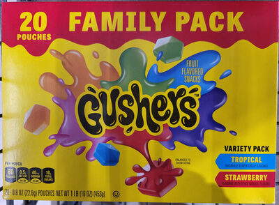 Gushers Variety Pack Family Pack by Fruit Gushers - Tier E kids snack