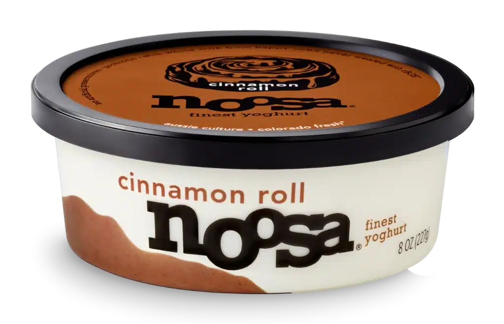 Cinnamon Roll Yoghurt by Noosa - Tier E kids snack
