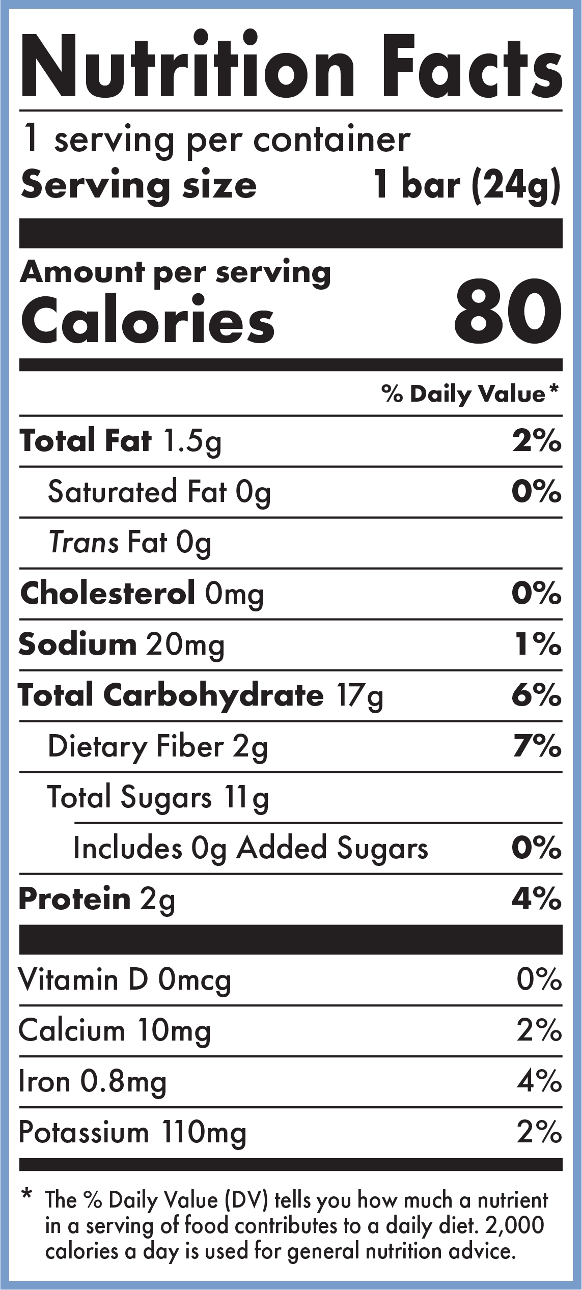 Blueberry Blast Kids Bar by Skout Organic - Tier B kids snack