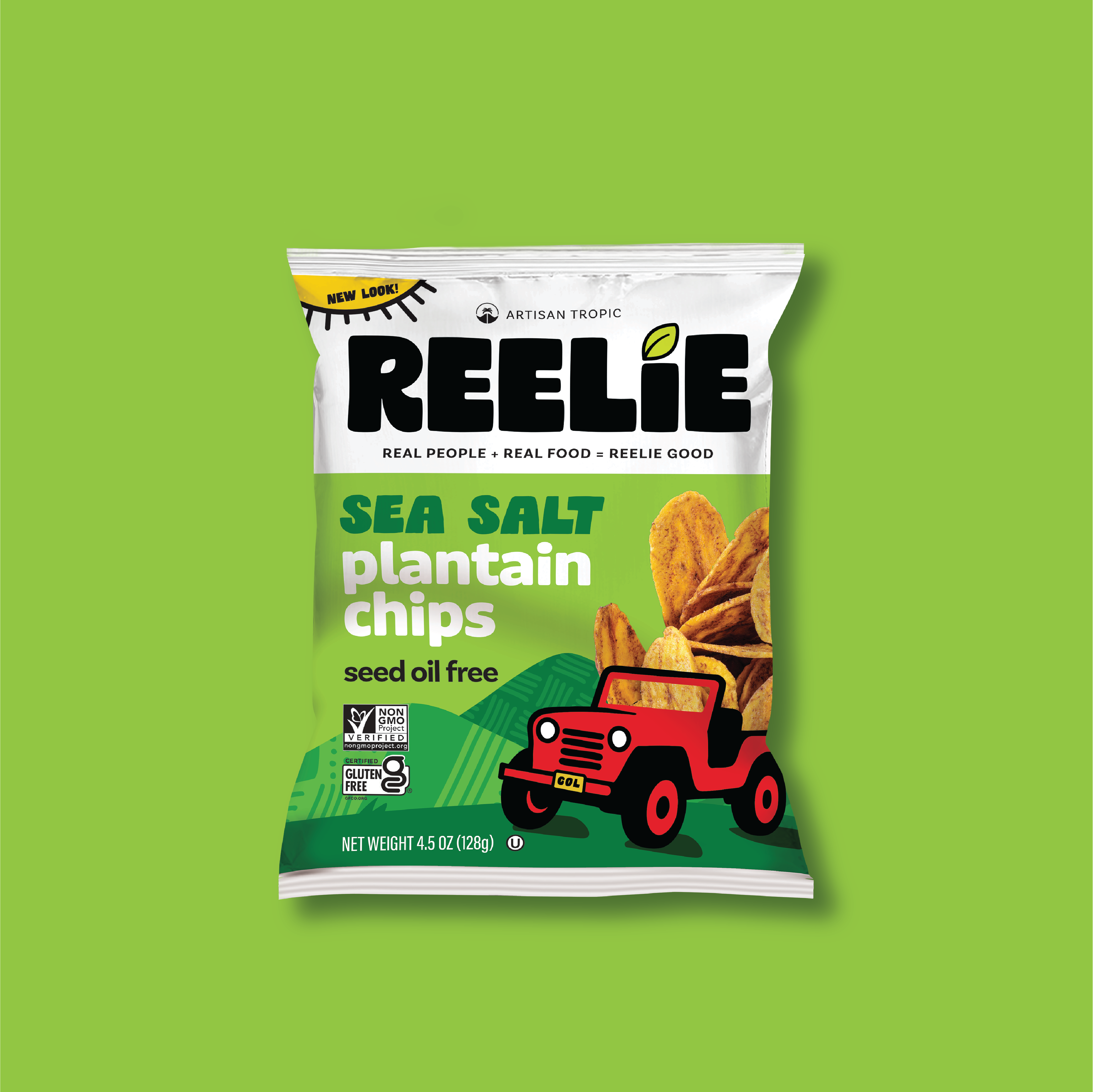 Sea Salt Plantain Chips by Artisan Tropic - Tier A kids snack