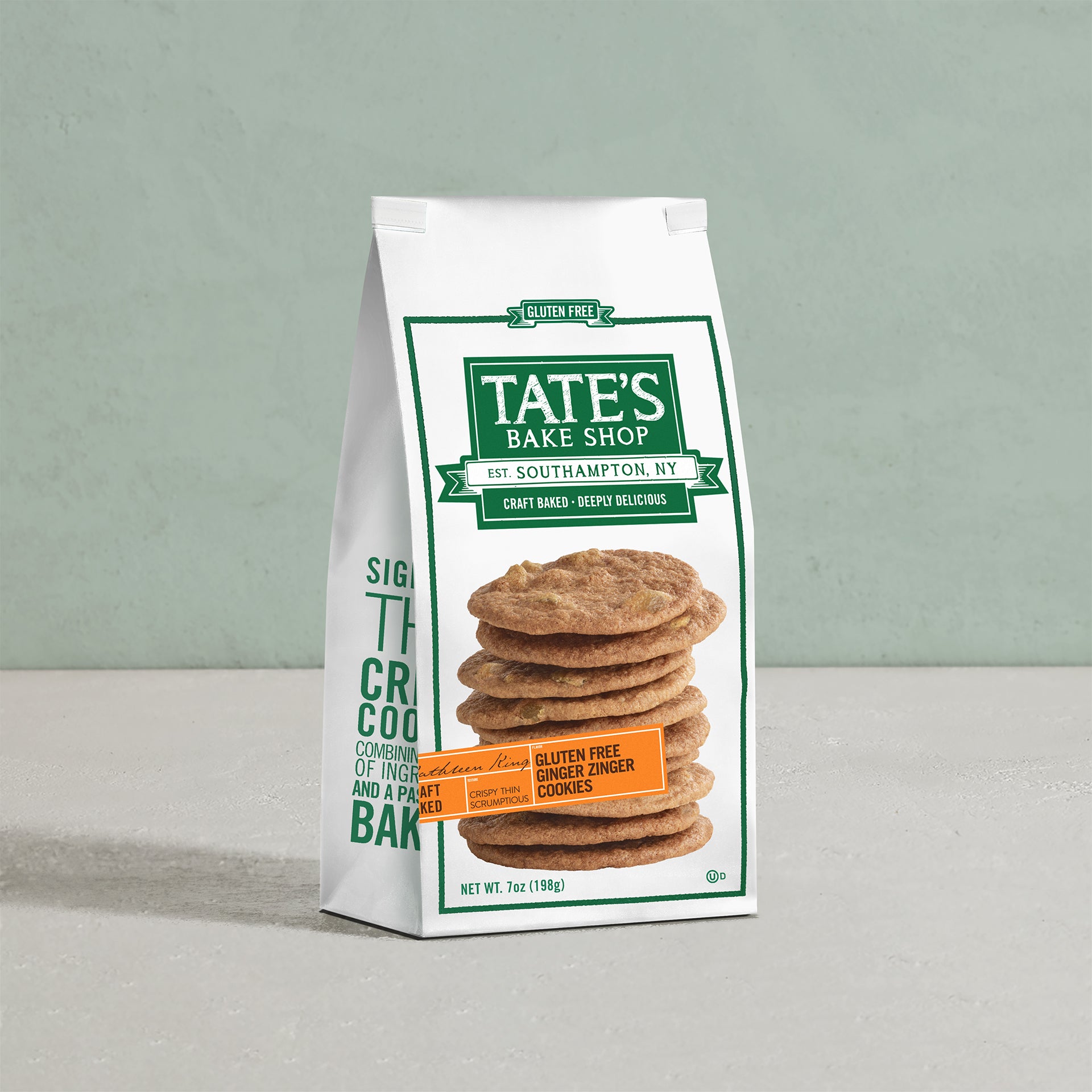 Gluten Free Ginger Zinger Cookies by Tate's Bake Shop - Tier E kids snack