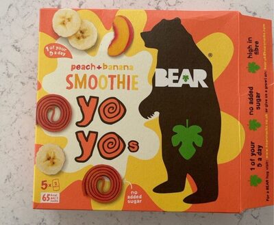 Yoyo Bear peach banana by BEAR - Tier E kids snack