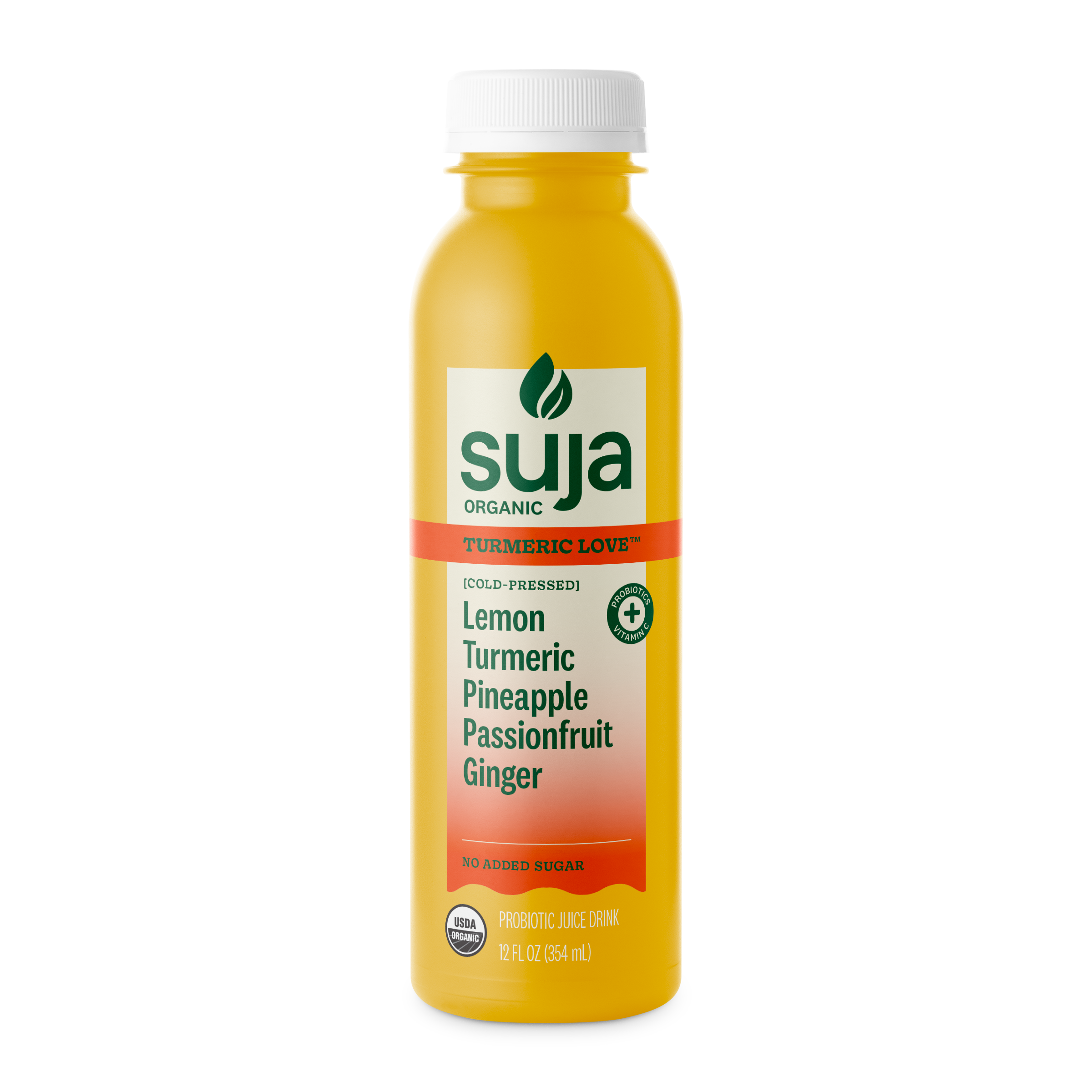 Suja Organic Turmeric Love™ (Cold-Pressed Probiotic Juice Drink) by Suja Organic - Tier B kids snack