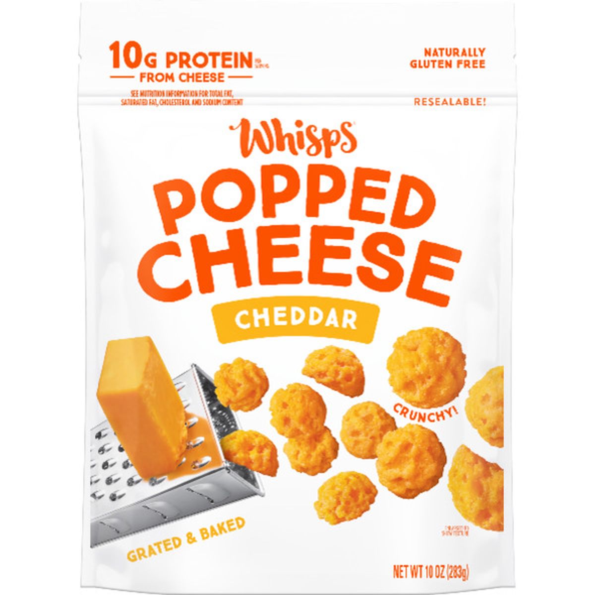 Popped cheese Cheddar by Whisps - Tier A kids snack